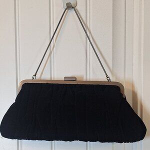 Mary Kay Black Velvet Evening Clutch Bag